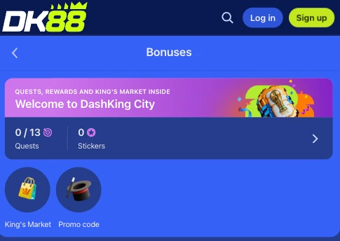 DK88 Malaysia promo section listing all five welcome bonus components with their caps